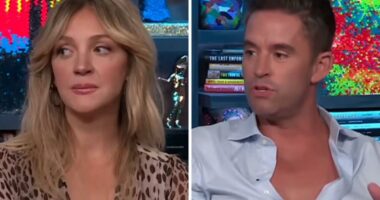 Abby Elliott “Couldnât Hold Her Disdain” As ‘The Valley’s Jesse Lally Shaded His Ex-Wife Michelle Saniei On ‘WWHL’: “That’s Not Gonna Go Over Well”